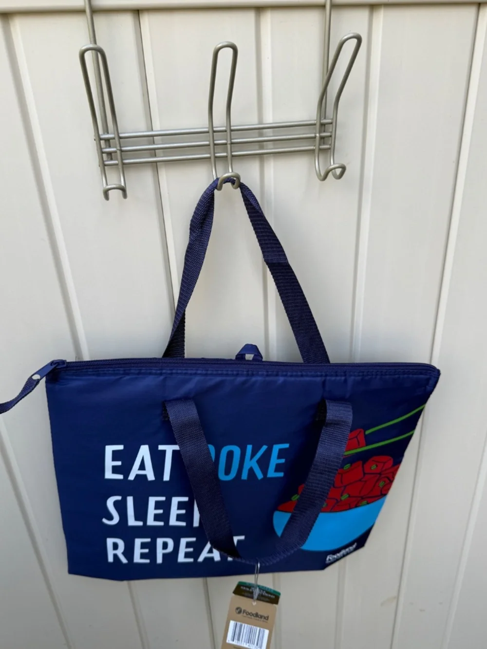 💥 NWT Foodland Hawaii Exclusive Insulated Poke Bowl Cooler Beach Tote Bag